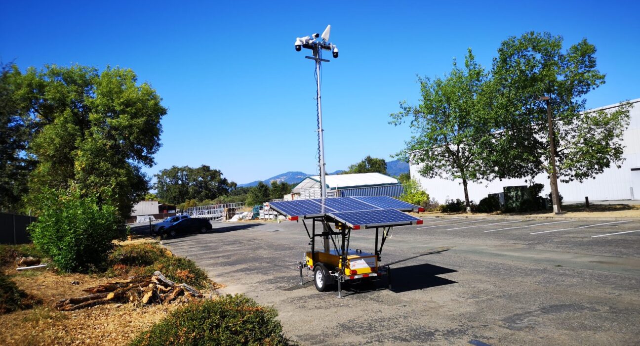 solar camera trailer