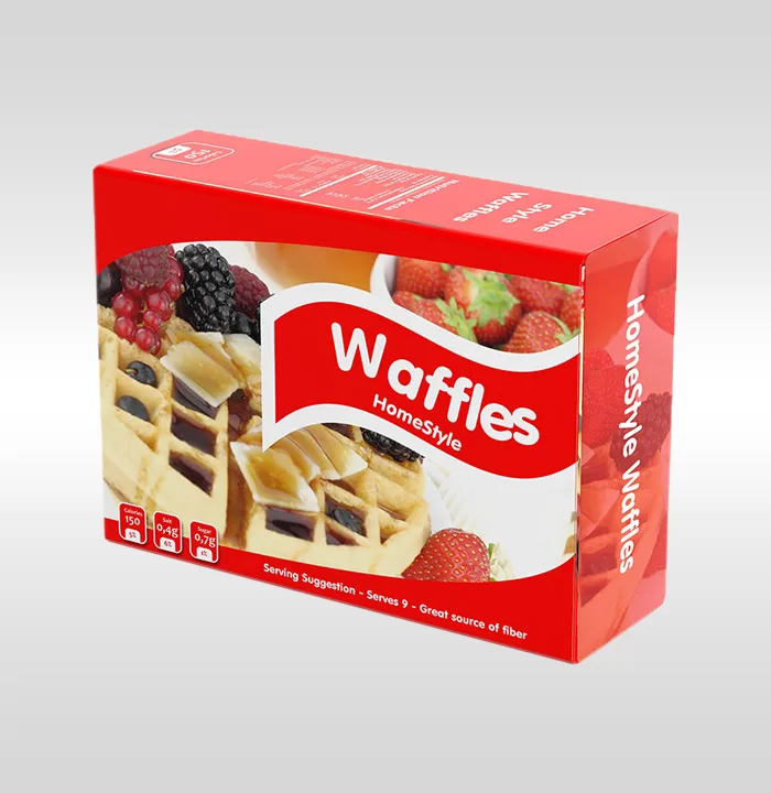 waffle packaging box