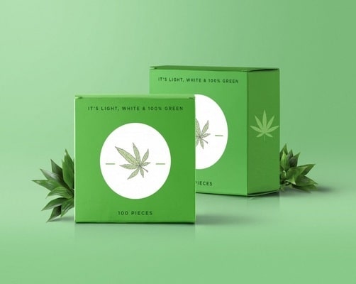 3) custom cbd boxes with logo