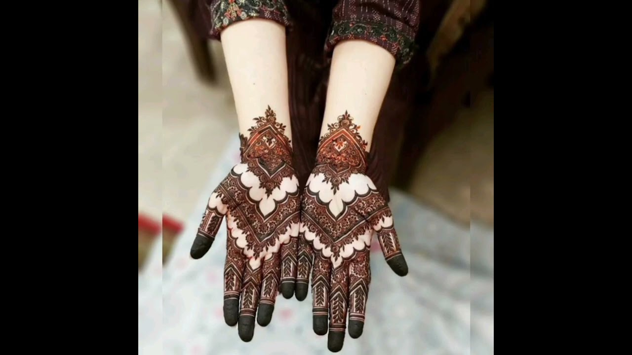 mehndi front hand design